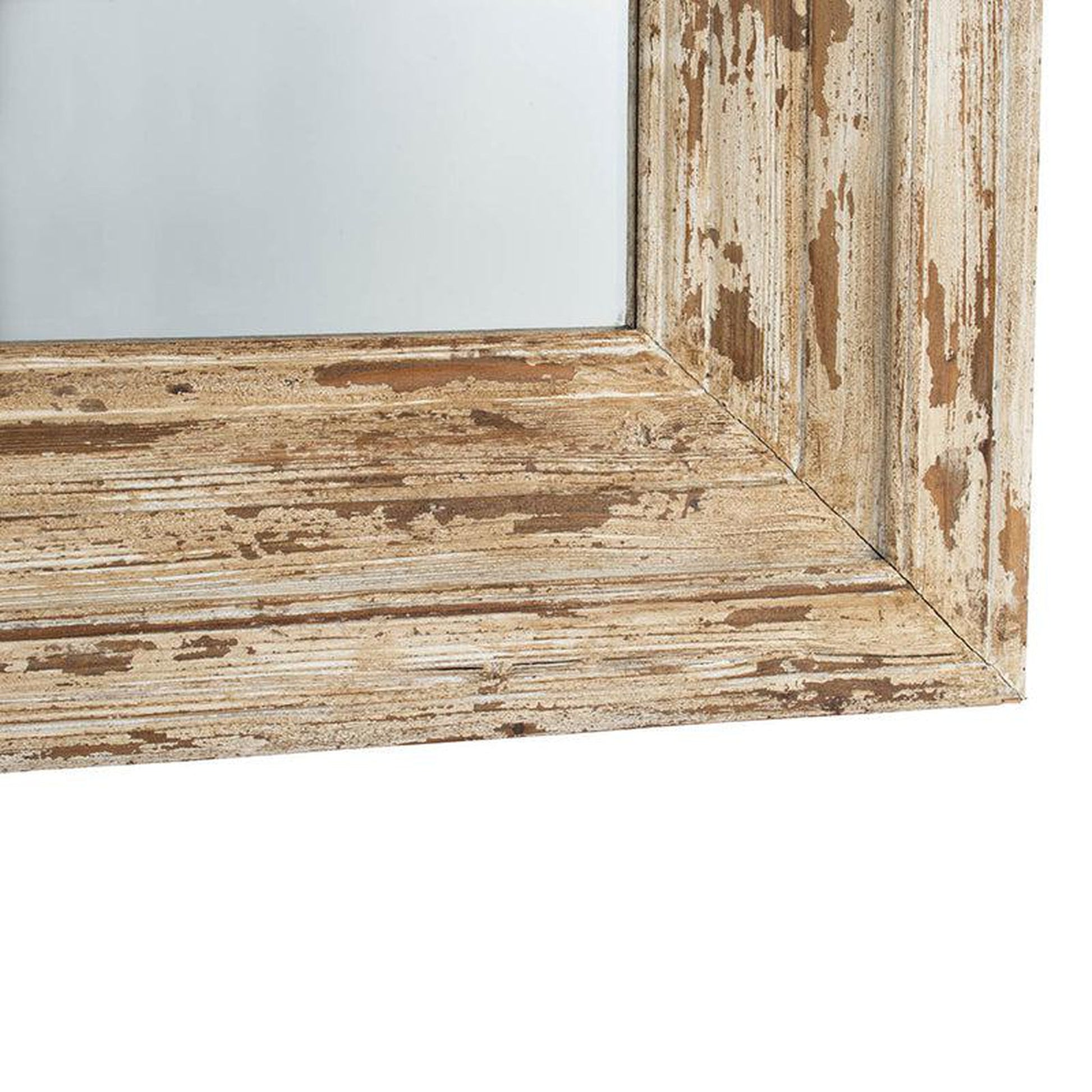 A&B Home Colfax 39" x 75" Bundle of 5 Full-Length Antique Brown Distressed Wooden Frame Wall-Mounted Mirror