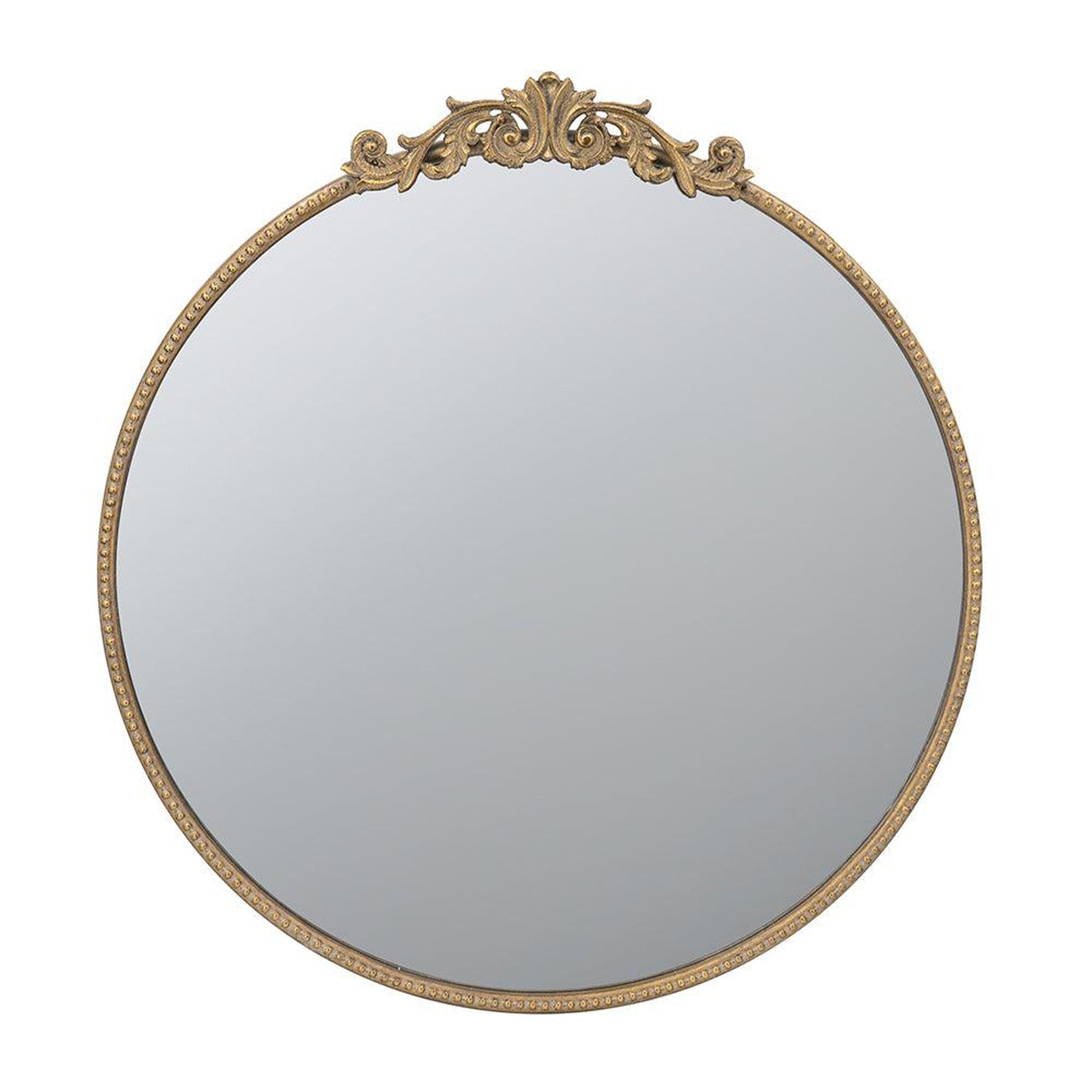 A&B Home Dia 30" x 32" Bundle of 14 Oval Shaped Gold Frame Wall-Mounted Mirror