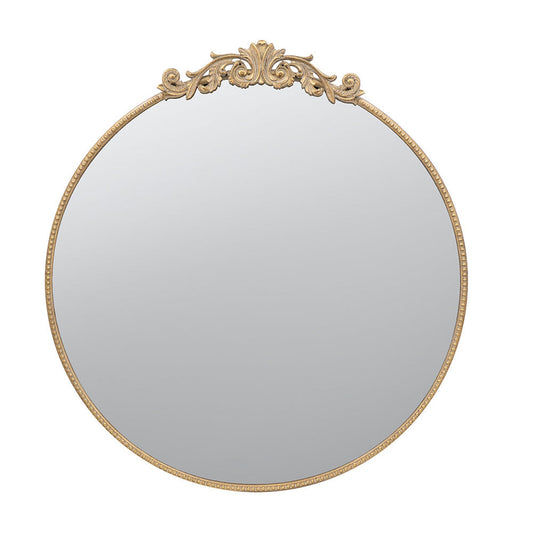 A&B Home Dia 36" x 39" Bundle of 10 Oval Shaped Gold Frame Wall-Mounted Mirror