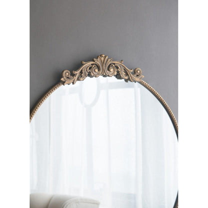 A&B Home Dia 36" x 39" Bundle of 15 Oval Shaped Gold Frame Wall-Mounted Mirror
