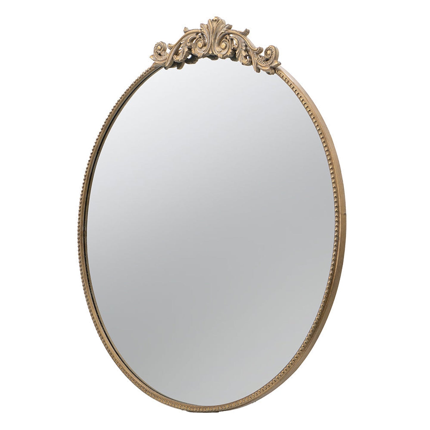 A&B Home Dia 36" x 39" Bundle of 15 Oval Shaped Gold Frame Wall-Mounted Mirror