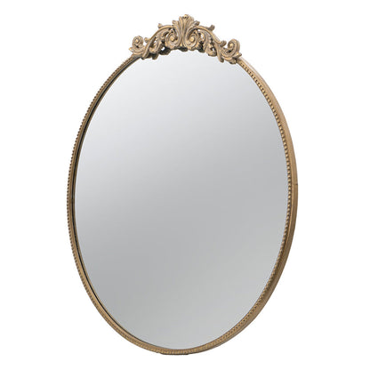 A&B Home Dia 36" x 39" Bundle of 15 Oval Shaped Gold Frame Wall-Mounted Mirror