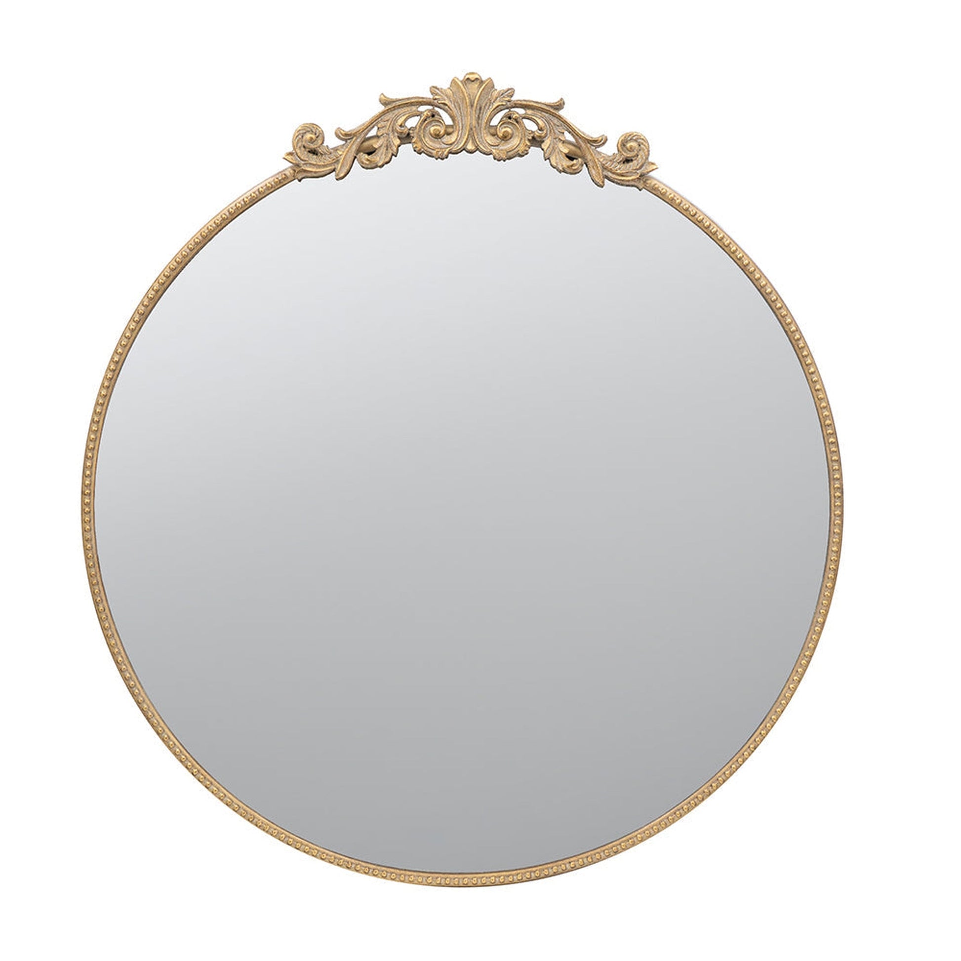 A&B Home Dia 36" x 39" Bundle of 15 Oval Shaped Gold Frame Wall-Mounted Mirror