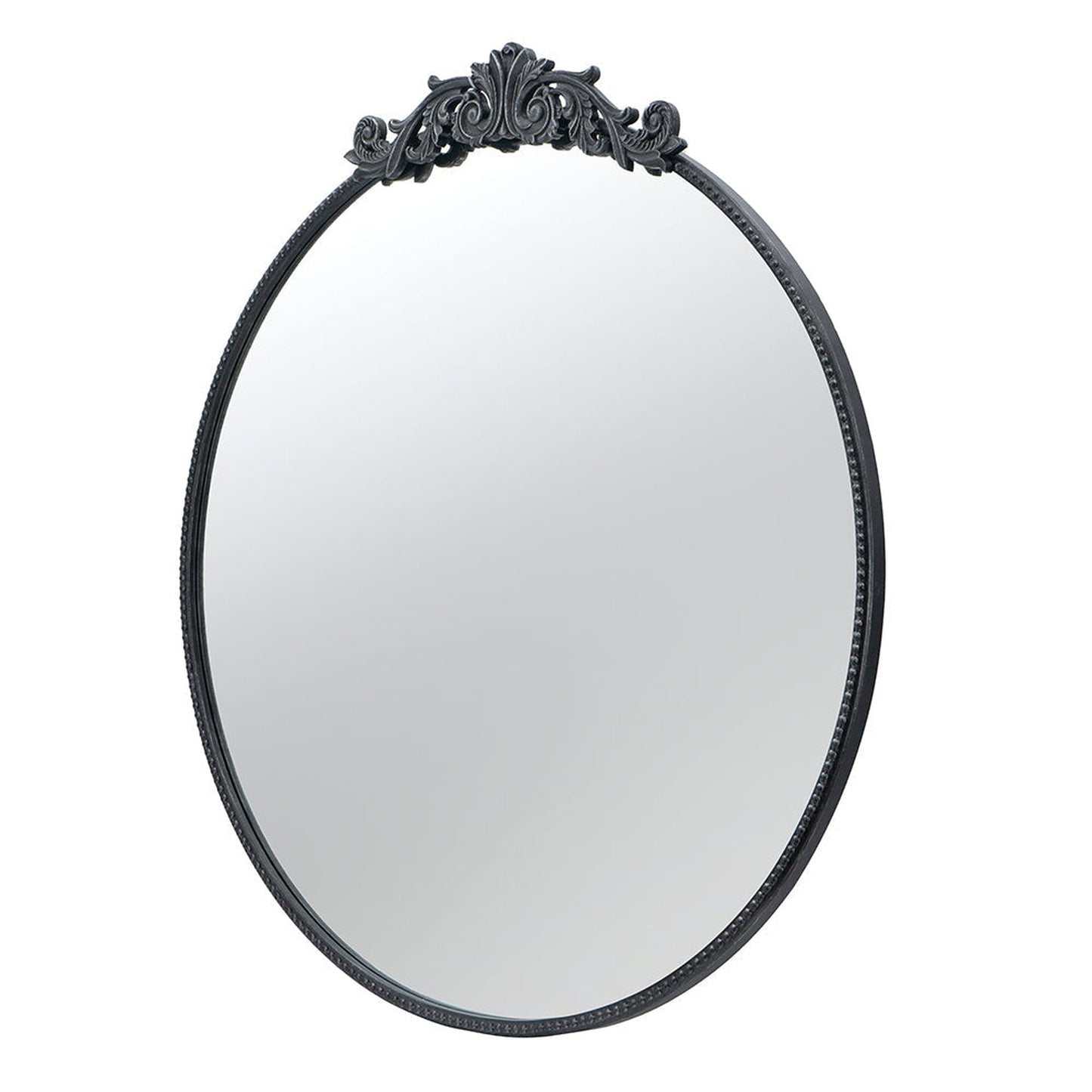 A&B Home Dia 39" x 36" Bundle of 10 Round Black Metal Frame Wall-Mounted Mirror