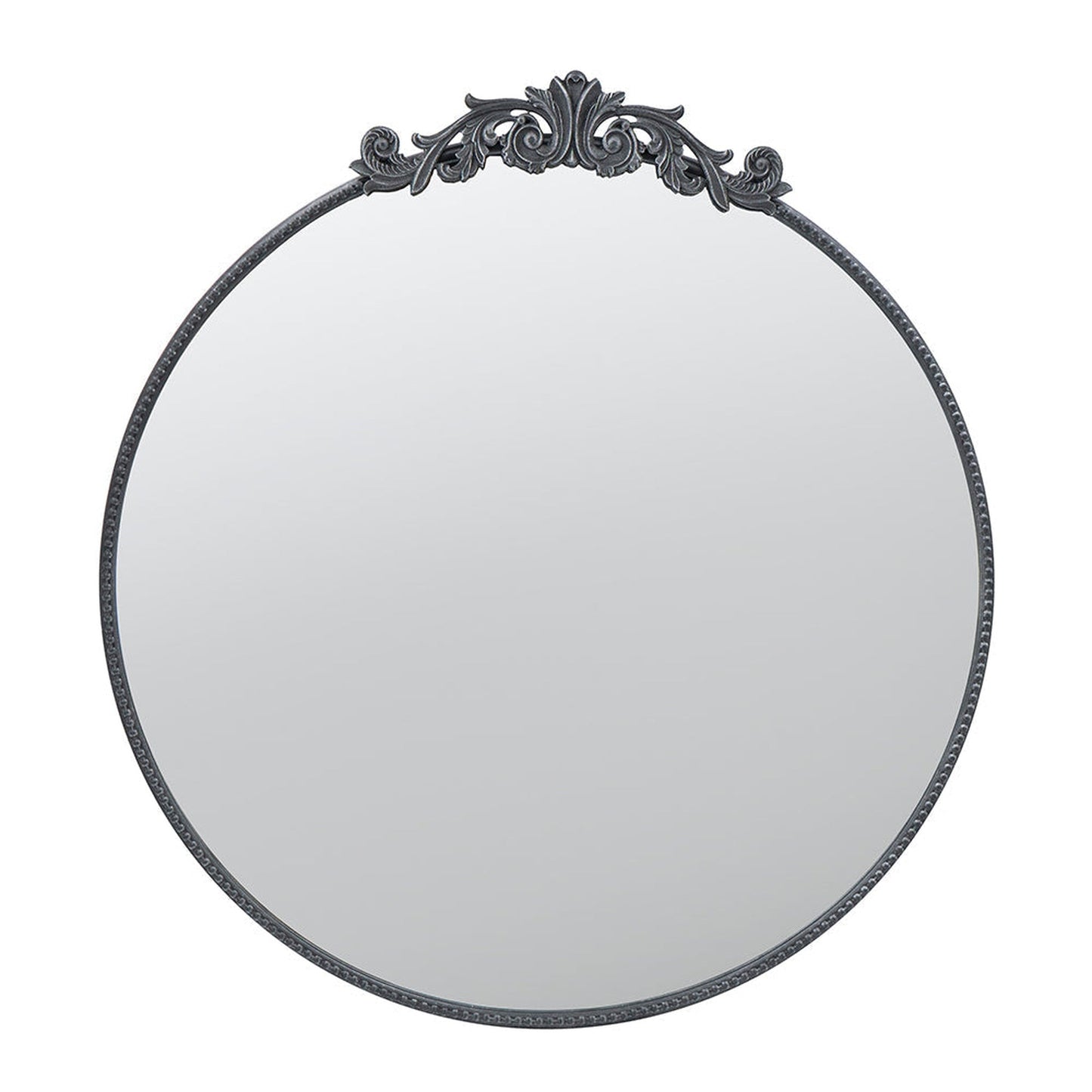 A&B Home Dia 39" x 36" Bundle of 15 Round Black Metal Frame Wall-Mounted Mirror