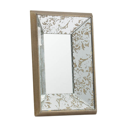 A&B Home Dorthea 10" x 12" Bundle of 64 Rectangular Shaped Accent Wood Frame Wall-Mounted Mirror