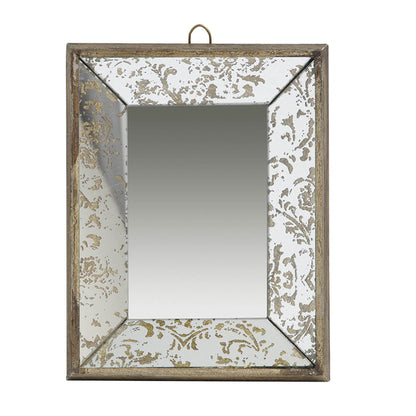 A&B Home Dorthea 10" x 12" Bundle of 64 Rectangular Shaped Accent Wood Frame Wall-Mounted Mirror