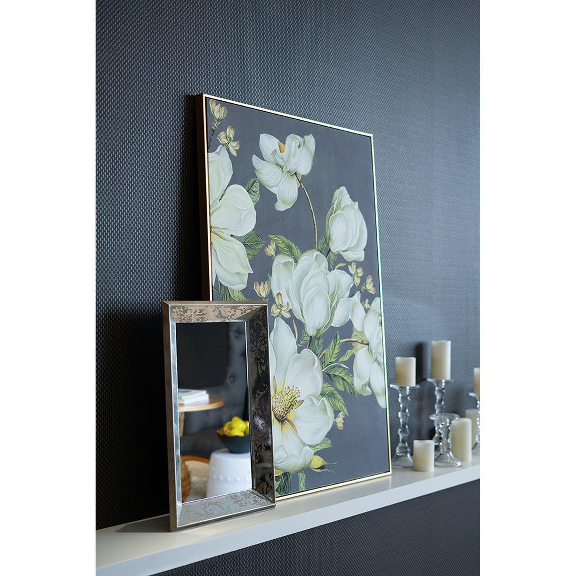 A&B Home Dorthea 10" x 12" Bundle of 96 Rectangular Shaped Accent Wood Frame Wall-Mounted Mirror