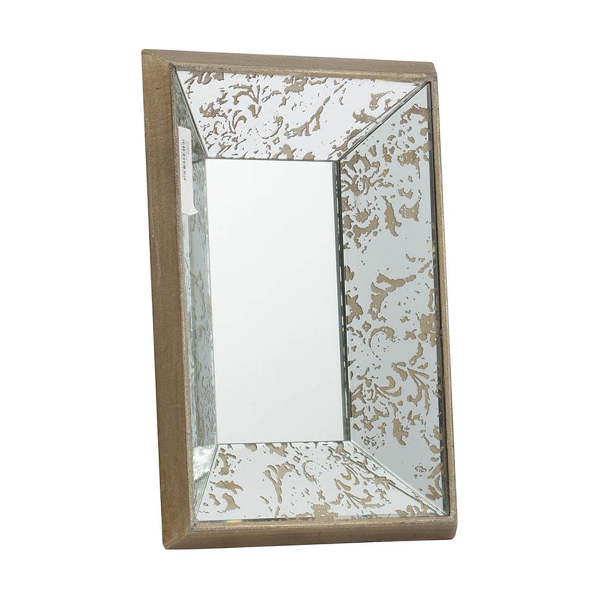 A&B Home Dorthea 10" x 12" Bundle of 96 Rectangular Shaped Accent Wood Frame Wall-Mounted Mirror
