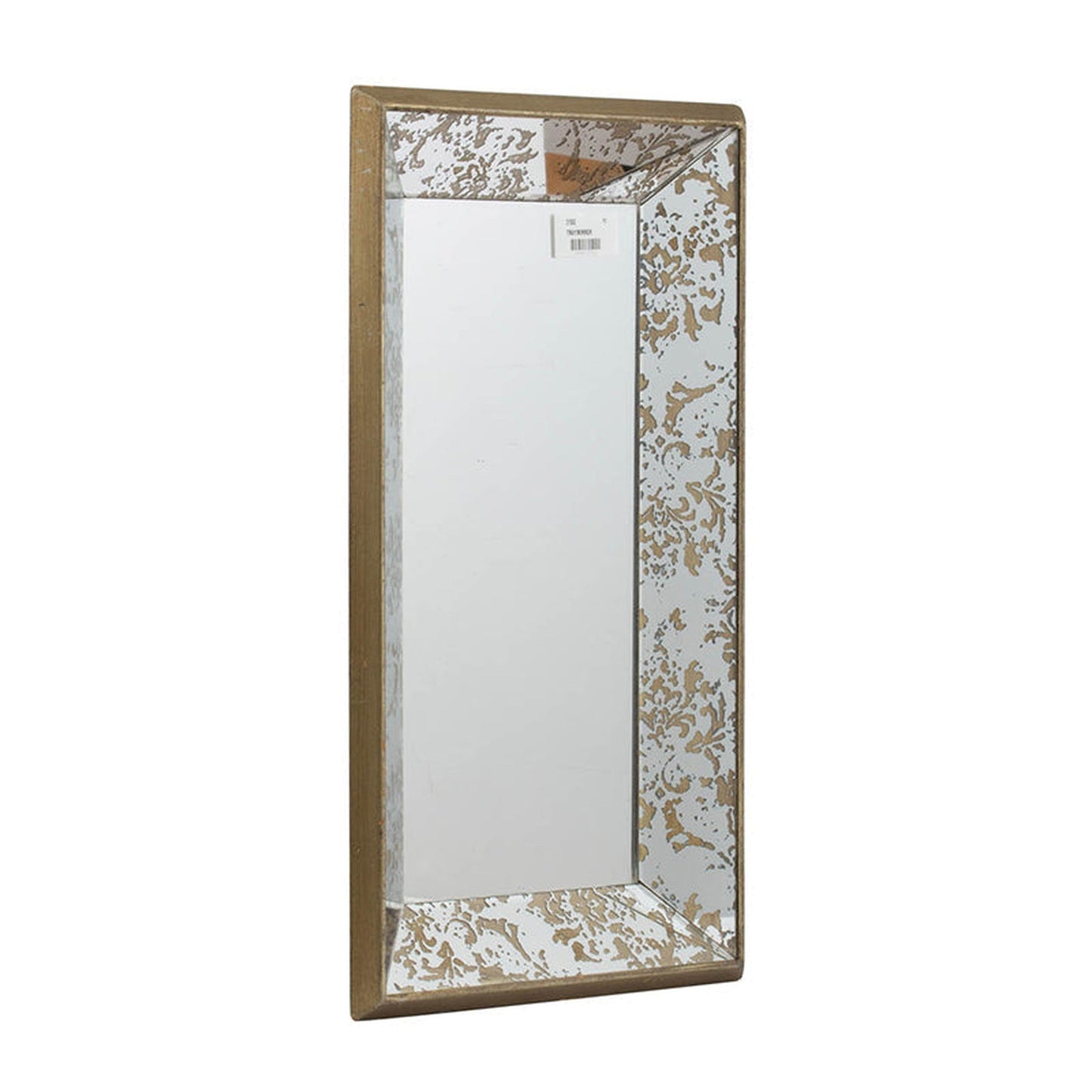 A&B Home Dorthea 20" x 12" Bundle of 41 Rectangular Weathered Pattern Frame Wall-Mounted Mirror