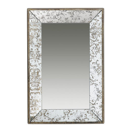 A&B Home Dorthea 24" x 16" Bundle of 28 Rectangular Decorative Style Wood Frame Wall-Mounted Mirror