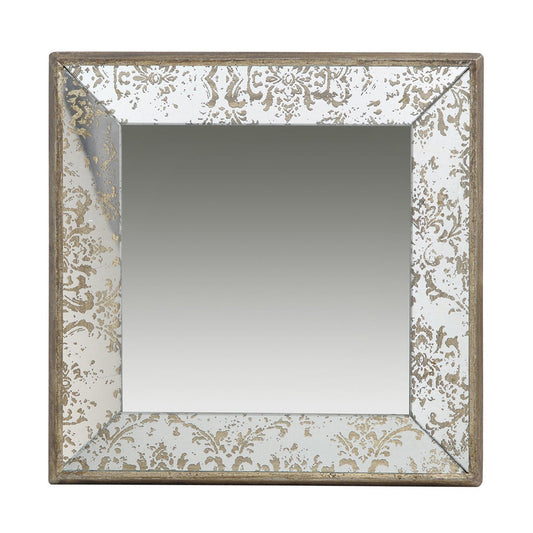A&B Home Dorthea 24" x 24" Bundle of 21 Square Shaped Accent Wood Frame Wall-Mounted Mirror