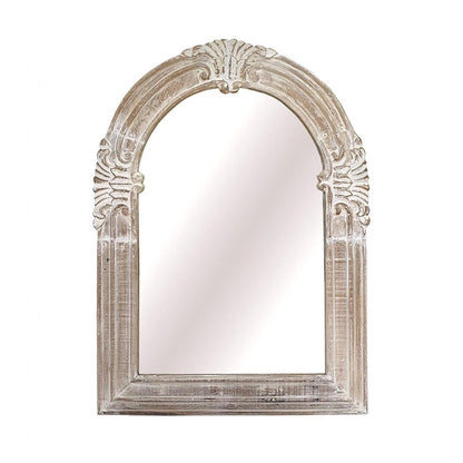 A&B Home Emma 33" x 45" Bundle of 6 Arch Shaped Mango Wood Frame Wall-Mounted Mirror