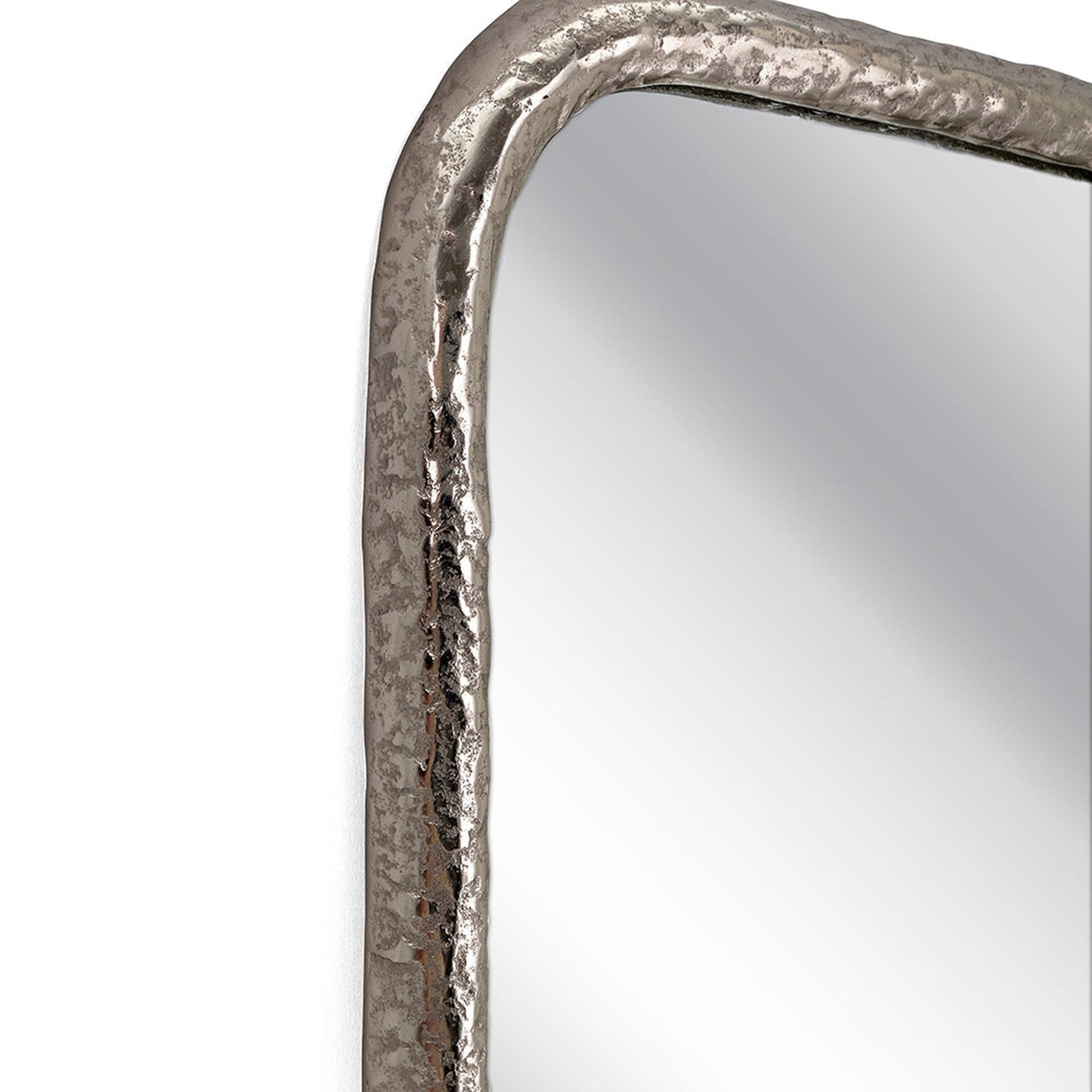 A&B Home Fiona 12" x 34" Bundle of 10 Rectangular Silver Aluminum Frame Wall-Mounted Mirror