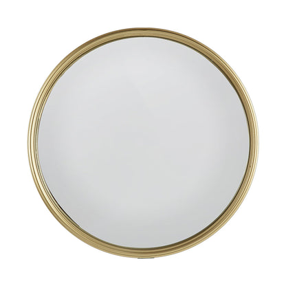 A&B Home Hannes 10" x 10" Bundle of 23 Convex Shaped Gold Metal Frame Wall-Mounted Mirror