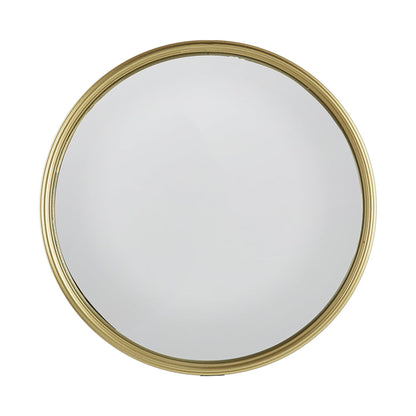 A&B Home Hannes 15" x 15" Bundle of 17 Convex Shaped Gold Metal Frame Wall-Mounted Mirror