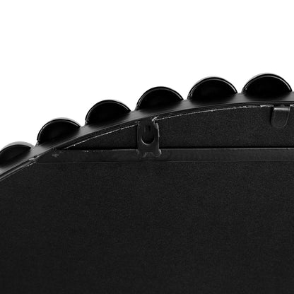 A&B Home Harley 32" x 32" Bundle of 16 Round Black Beaded Metal Framed Wall-Mounted Mirror