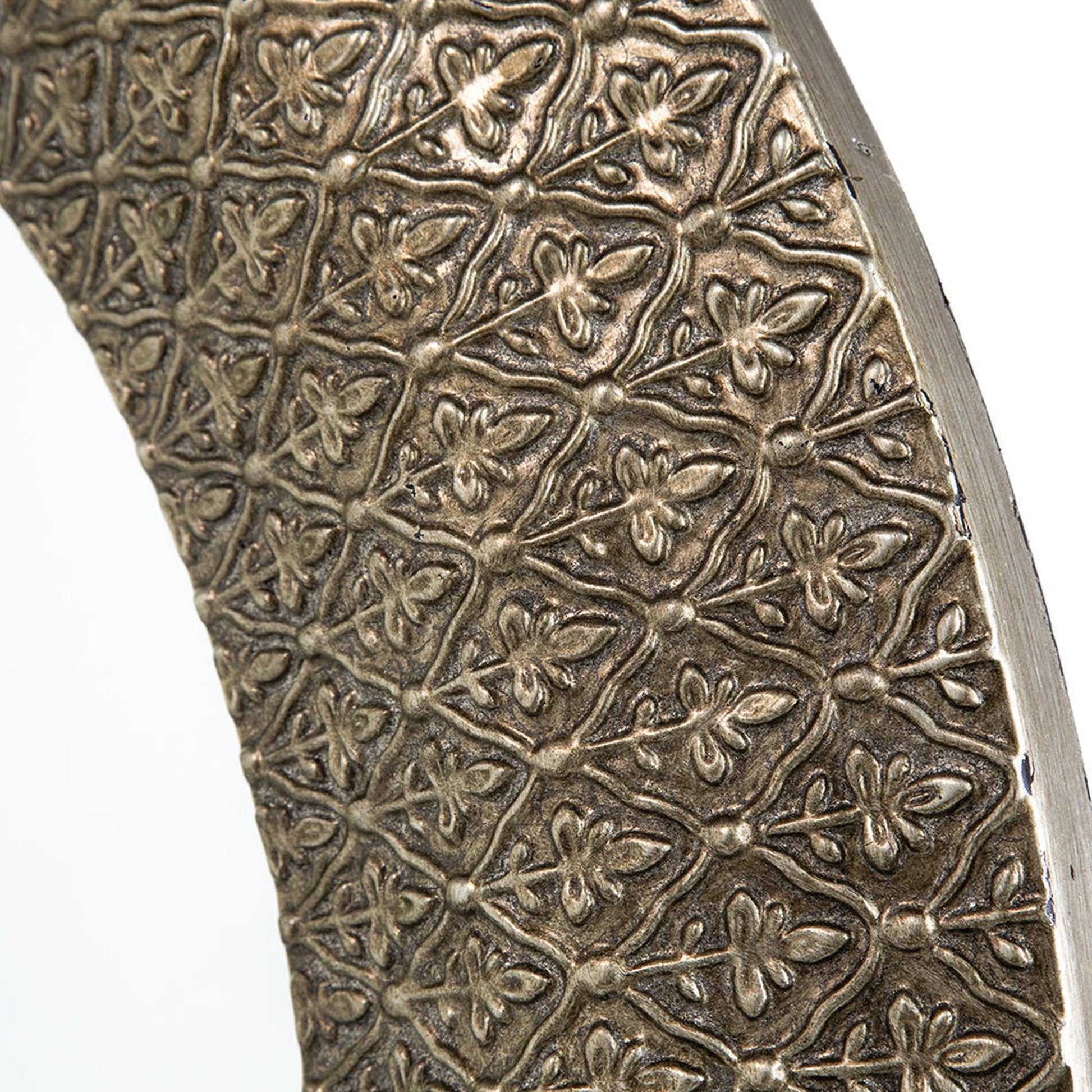 A&B Home Howe 39" x 39" Bundle of 10 Three Dimensional Round Muted Silver Frame Wall-Mounted Mirror