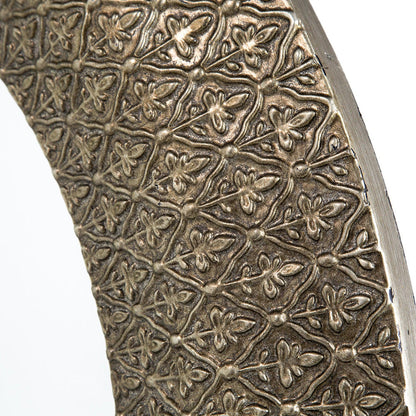 A&B Home Howe 39" x 39" Bundle of 10 Three Dimensional Round Muted Silver Frame Wall-Mounted Mirror