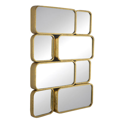 A&B Home Keeley 24" x 32" Bundle of 15 Gold Framed Rectangular Gold Metal Wall-Mounted Mirror