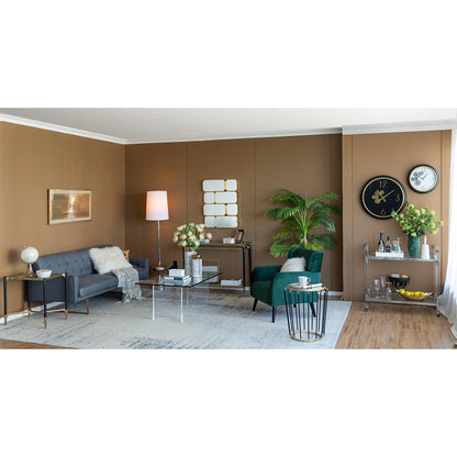 A&B Home Keeley 24" x 32" Bundle of 15 Gold Framed Rectangular Gold Metal Wall-Mounted Mirror