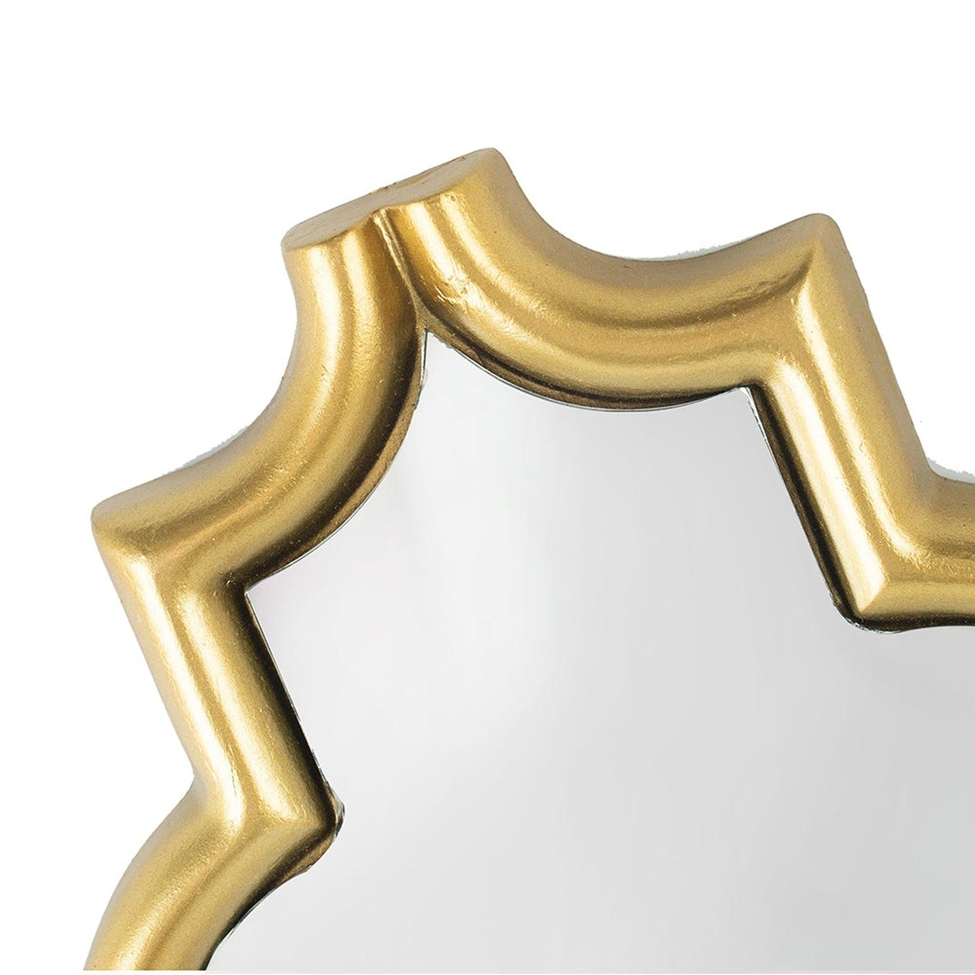 A&B Home Madlyn 9" x 47" Bundle of 36 Long Narrow Gold Frame Wall-Mounted Mirror