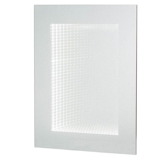 A&B Home Parsons 24" x 32" Bundle of 10 Rectangular Shaped White Wooden Frame Wall-Mounted Mirror With Led Light