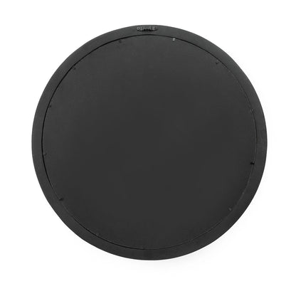 A&B Home Porthole 20" x 20" Bundle of 48 Round Black Mango Wood Frame Wall-Mounted Mirror