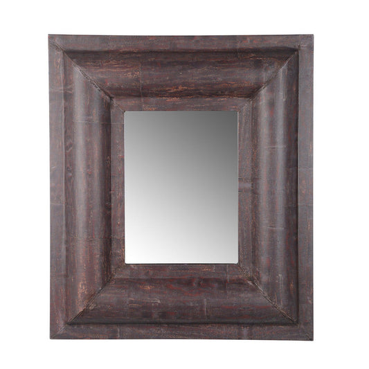 A&B Home Xavier 26" x 30" Bundle of 11 Rectangular Brown Wooden Framed Wall-Mounted Mirror