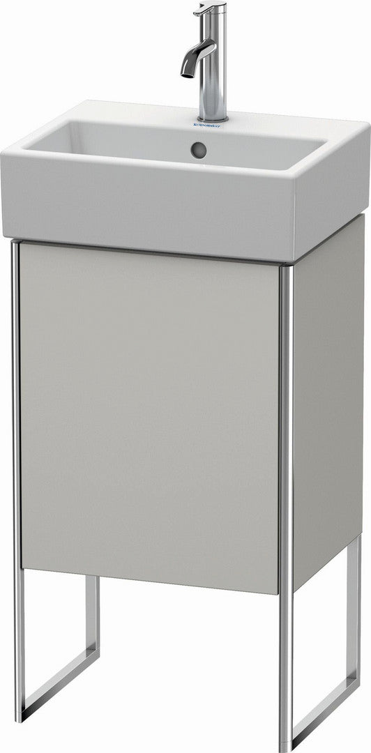 Duravit XSquare 17" Concrete Gray One Door Floorstanding Vanity Unit (XS4470R0707)