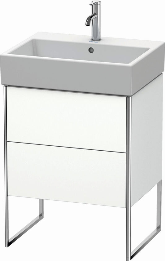 Duravit XSquare 23" White Matt Two Drawer Floorstanding Vanity Unit (XS447301818)