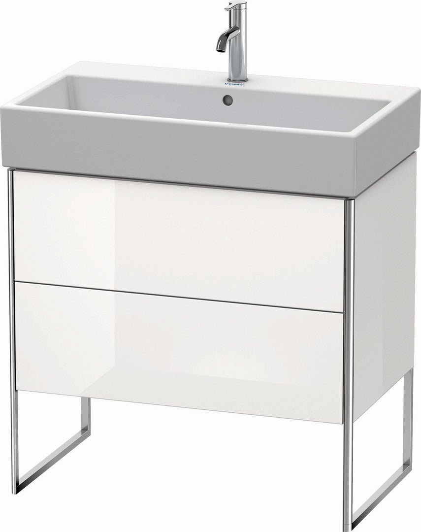 Duravit XSquare 31" White Two Drawer Floorstanding Vanity Unit (XS447502222)