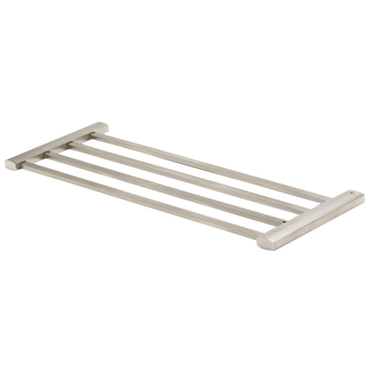 ALFI Brand AB9539-BN 24" Brushed Nickel Wall-Mounted Towel Bar & Shelf Bathroom Accessory