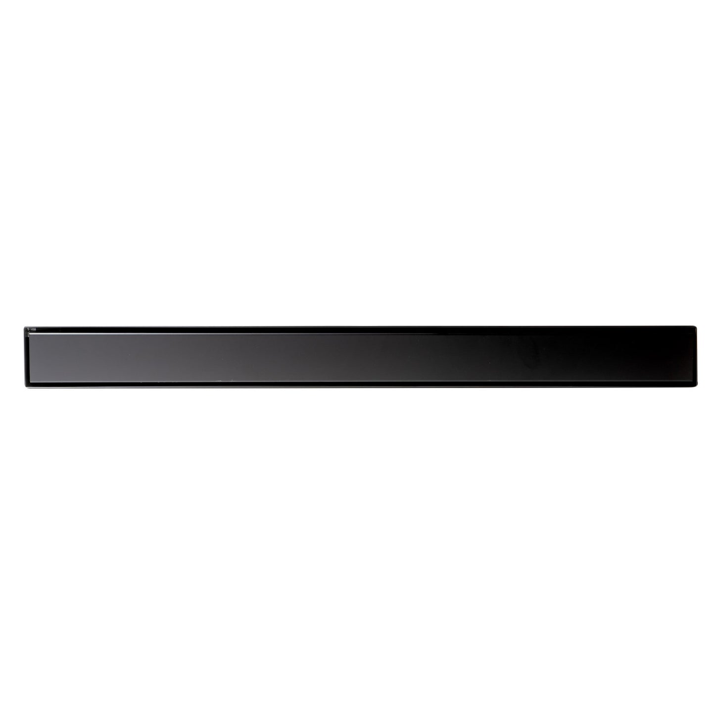 ALFI Brand ABLD32B-BM 32" Black Matte Stainless Steel Rectangle Linear Shower Drain With Solid Cover