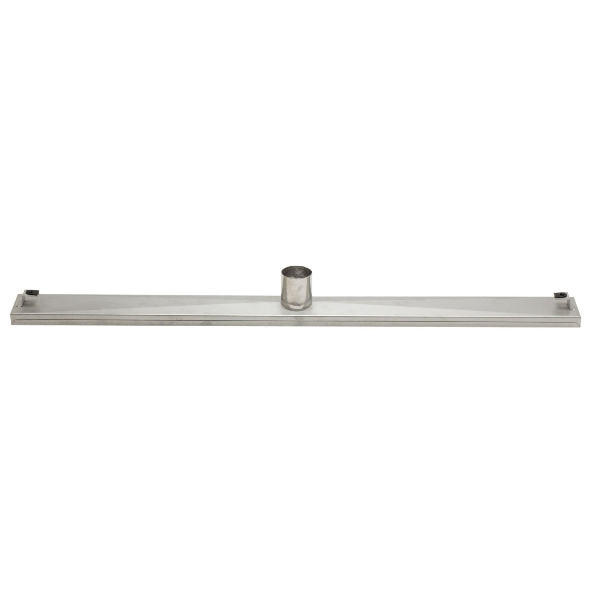 ALFI Brand ABLD36B-BSS 36" Brushed Stainless Steel Rectangle Linear Shower Drain With Solid Cover