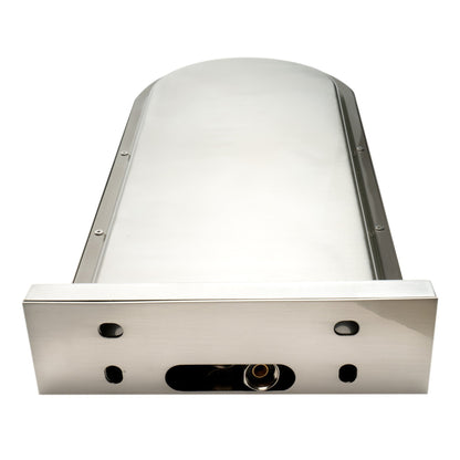 ALFI Brand RAIN10RW-BN 10" Square Brushed Nickel Wall-Mounted Waterfall Rain Brass Shower Head