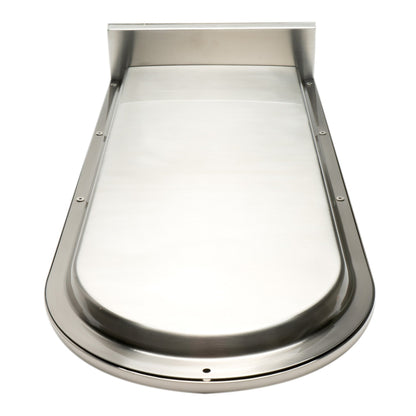 ALFI Brand RAIN10RW-BN 10" Square Brushed Nickel Wall-Mounted Waterfall Rain Brass Shower Head