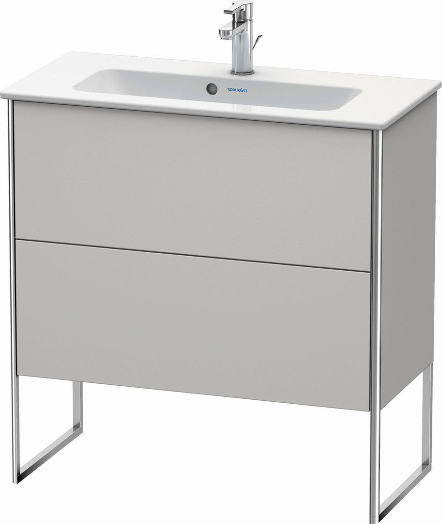 Duravit XSquare 32" Nordic White Two Drawer Floorstanding Vanity Unit (XS445503939)