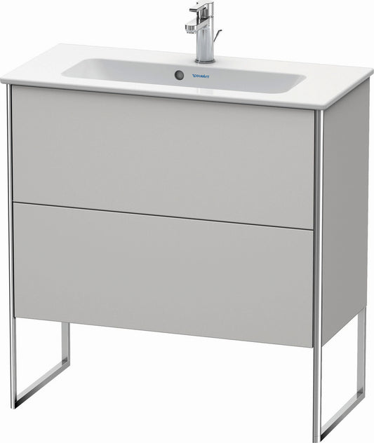 Duravit XSquare 32" Nordic White Two Drawer Floorstanding Vanity Unit (XS445503939)