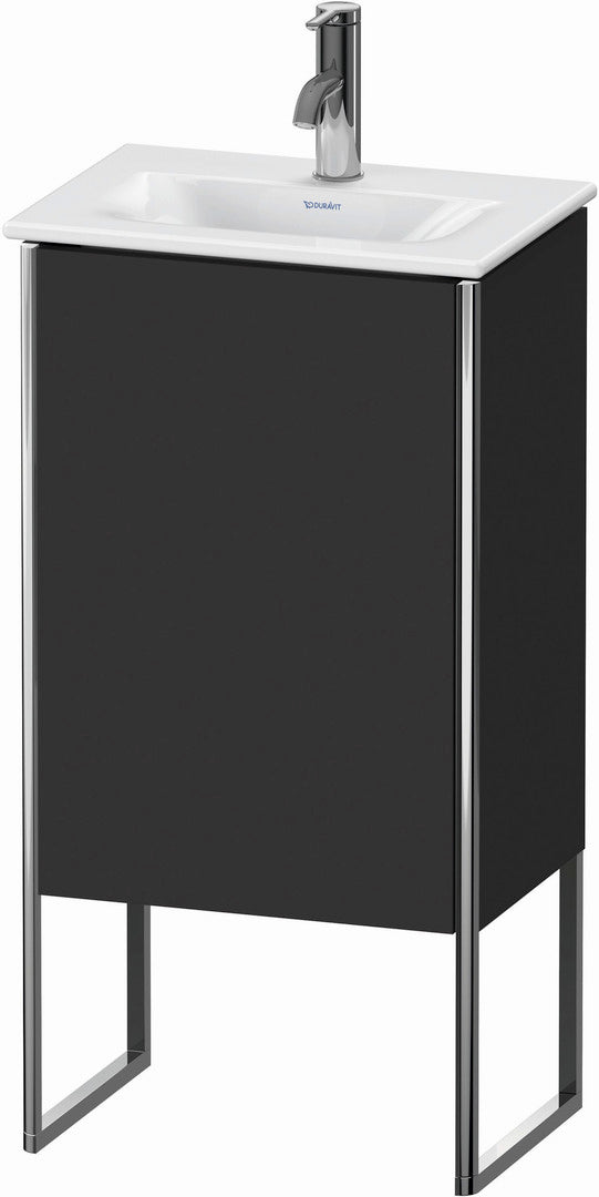 Duravit XSquare 17" Graphite One Door Floorstanding Vanity Unit (XS4520L8080)