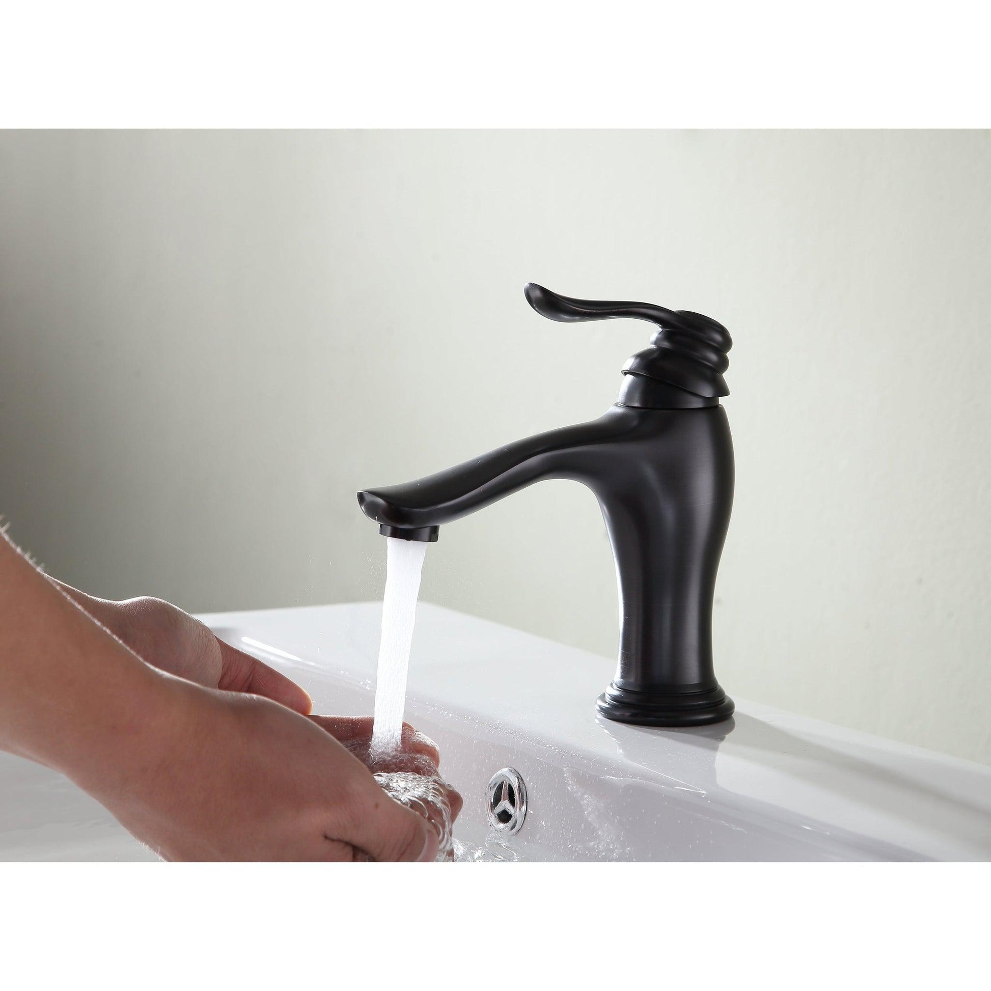 ANZZI Anfore Series 3" Single Hole Oil Rubbed Bronze Bathroom Sink Faucet