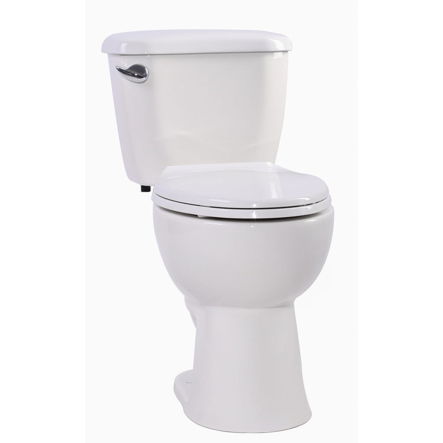 ANZZI Author Series 2-Piece White Elongated Bathroom Toilet With Dual Flush System