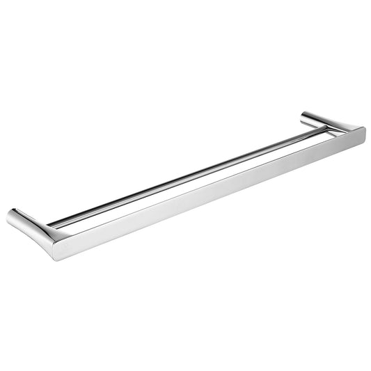 ANZZI Caster 3 Series 25" Wall-Mounted Polished Chrome Double Towel Bar