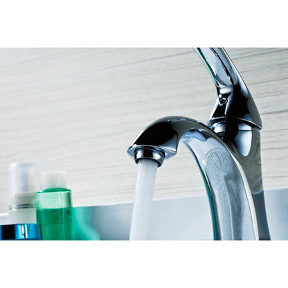 ANZZI Clavier Series 3" Single Hole Polished Chrome Mid-Arc Bathroom Sink Faucet