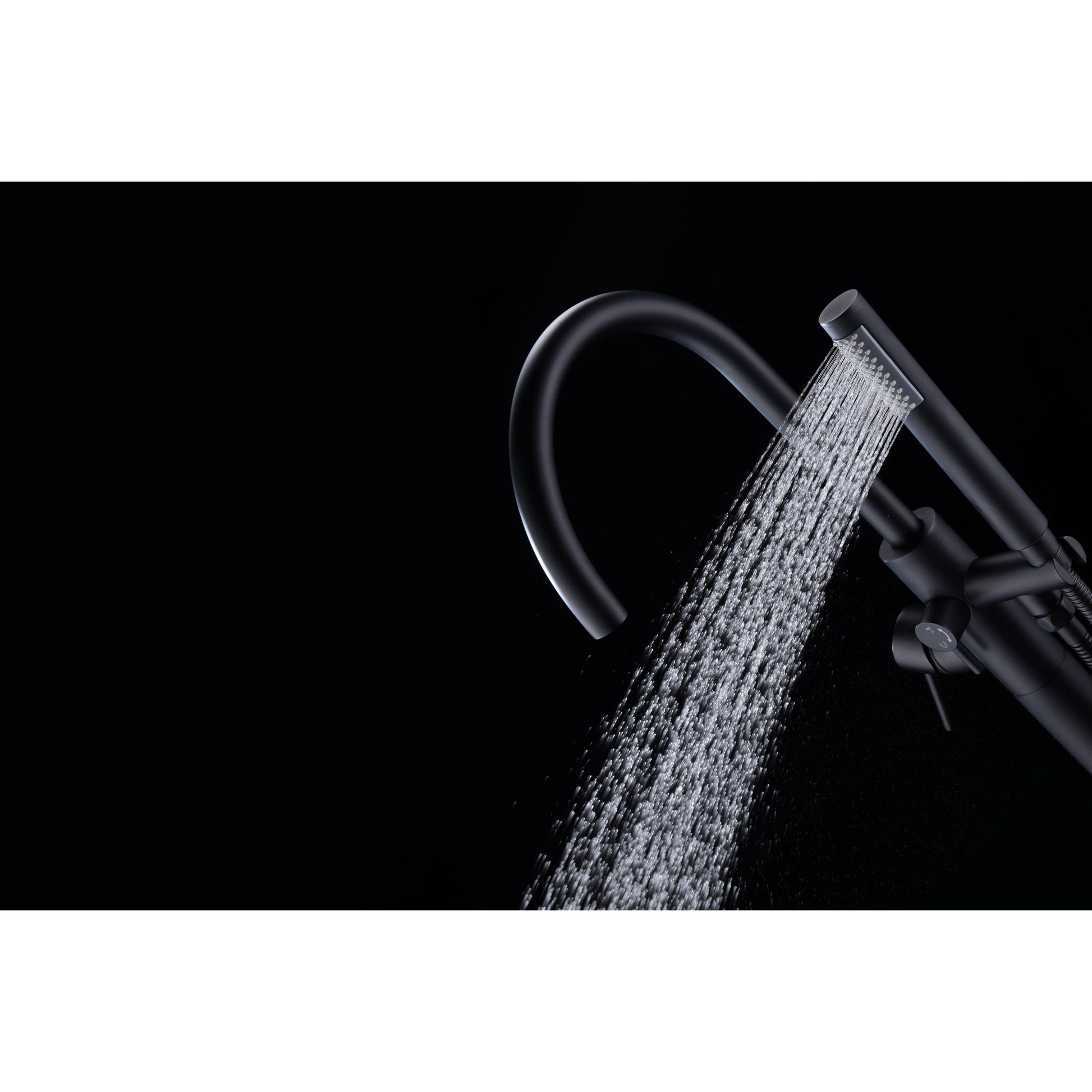 ANZZI Coral Series 2-Handle Oil Rubbed Bronze Clawfoot Tub Faucet With Euro-Grip Handheld Sprayer