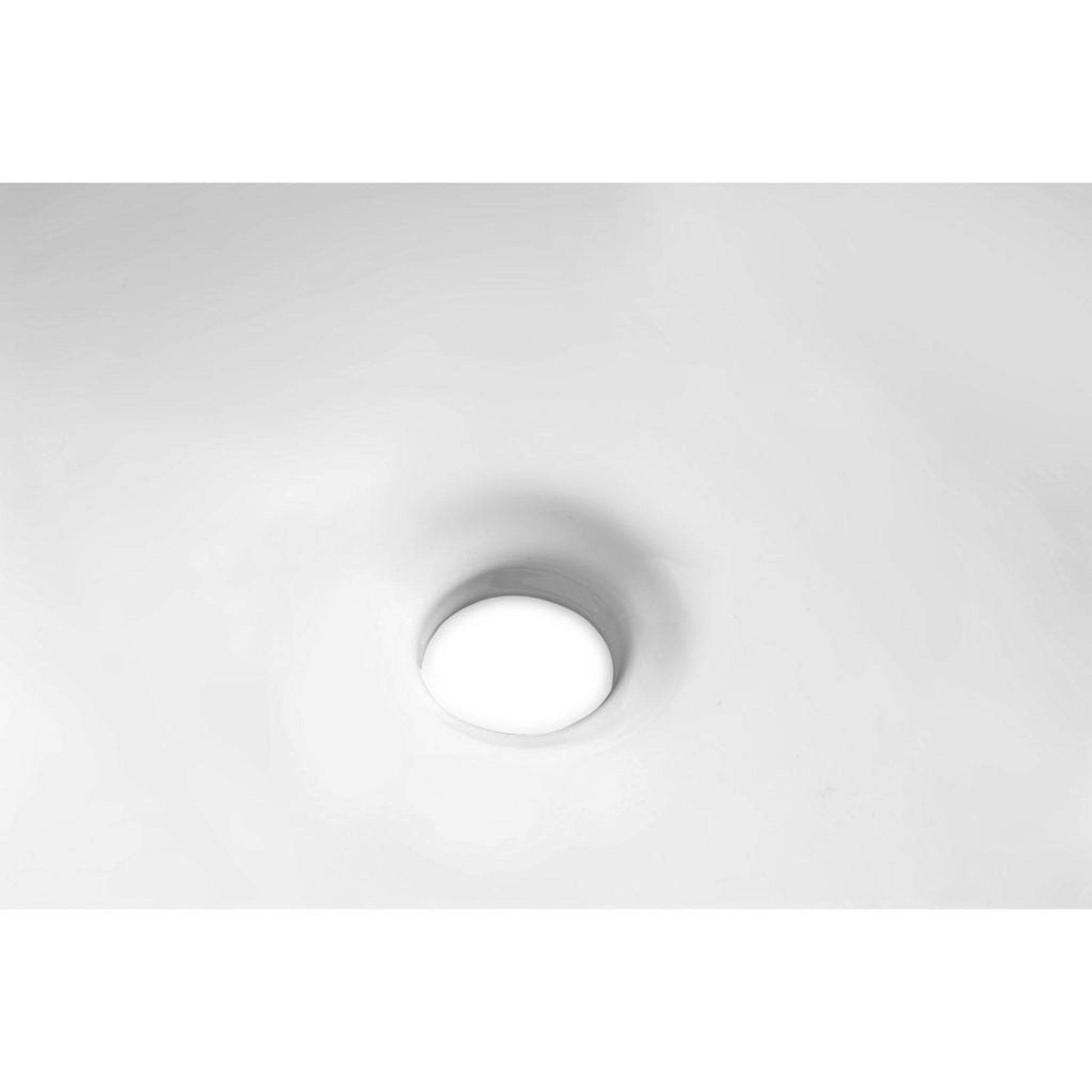 ANZZI Deux Series 17" x 17" Square Shape Glossy White Vessel Sink