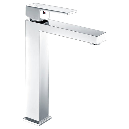 ANZZI Enti Series 9" Single Hole Polished Chrome Bathroom Sink Faucet