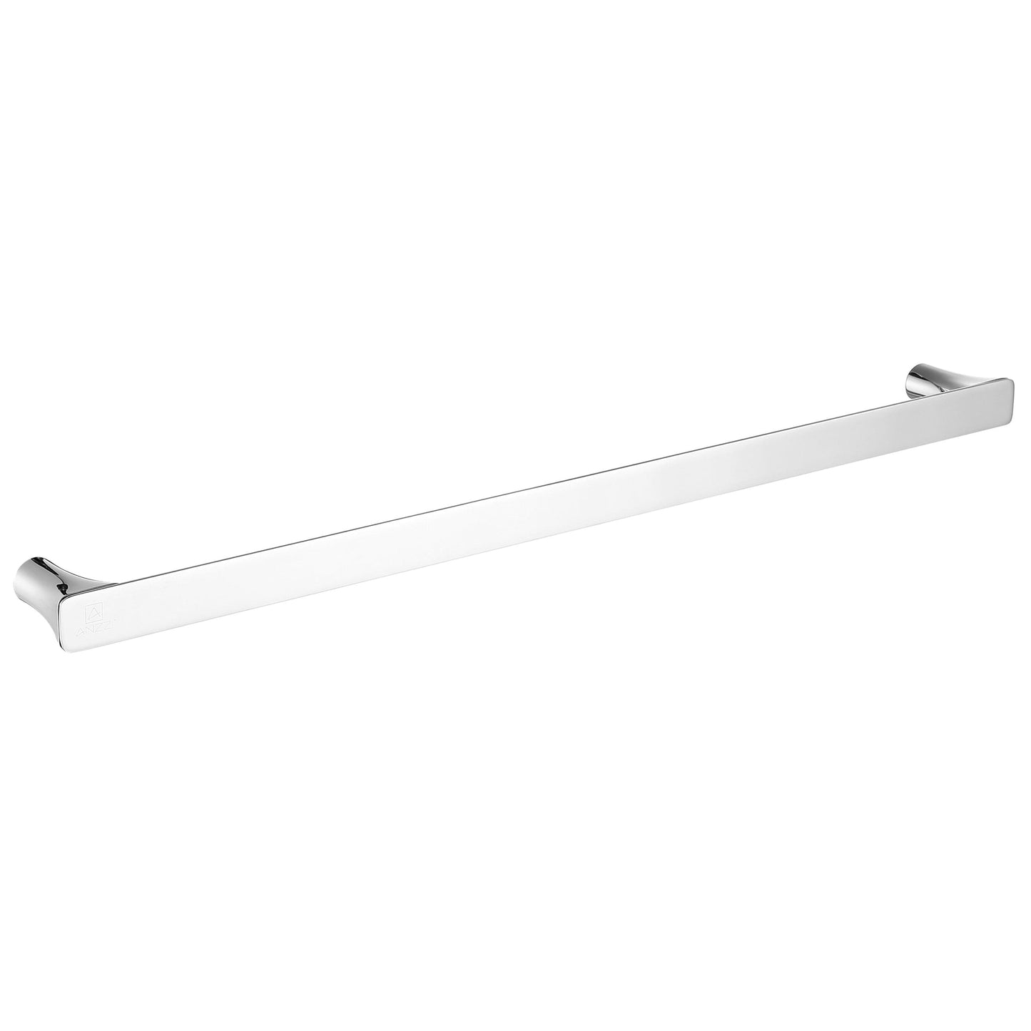 ANZZI Essence Series 25" Polished Chrome Wall-Mounted Single Towel Bar