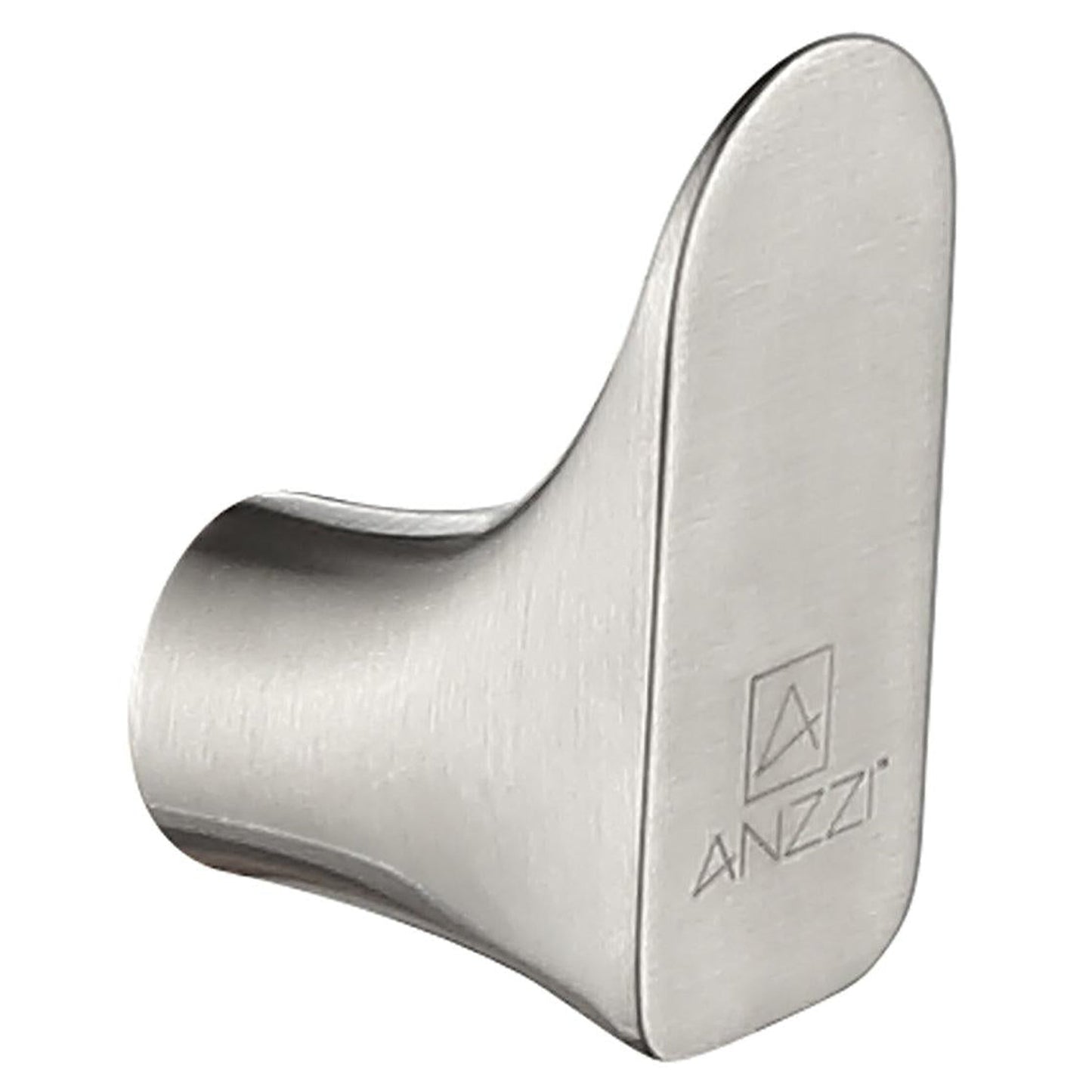 ANZZI Essence Series Brushed Nickel Wall-Mounted Single Robe Hooks