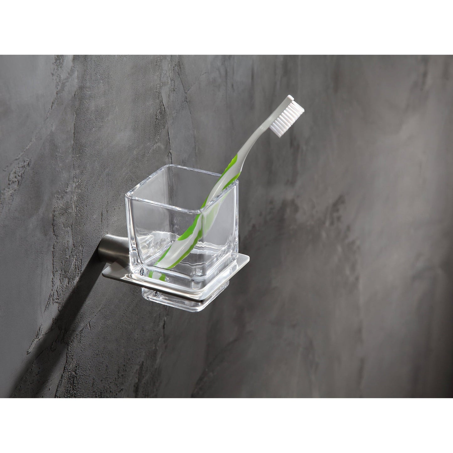 ANZZI Essence Series Brushed Nickel Wall-Mounted Toothbrush Holder